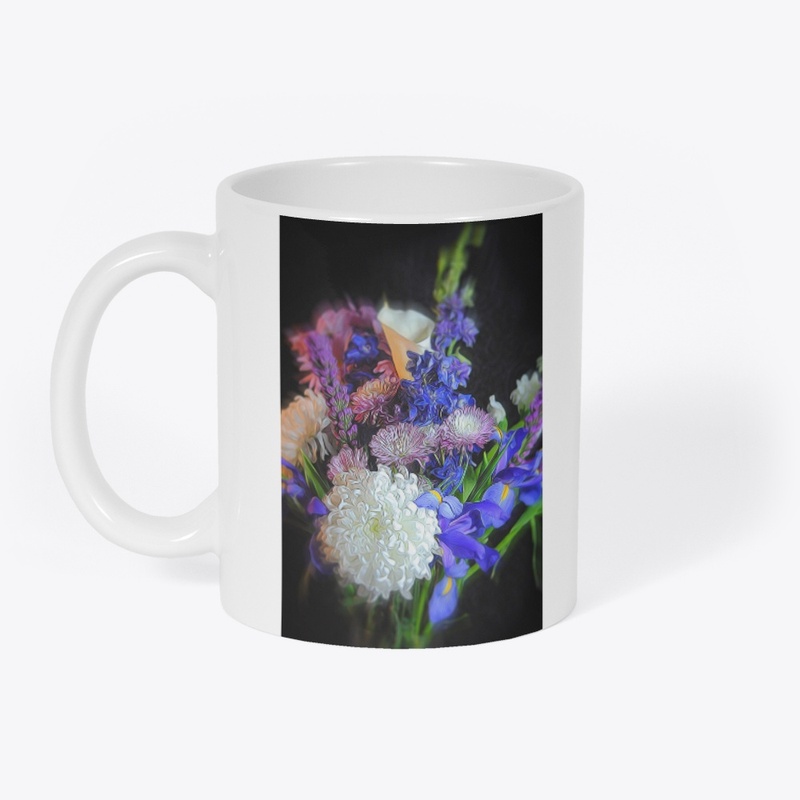Blue Purple White Bouquet