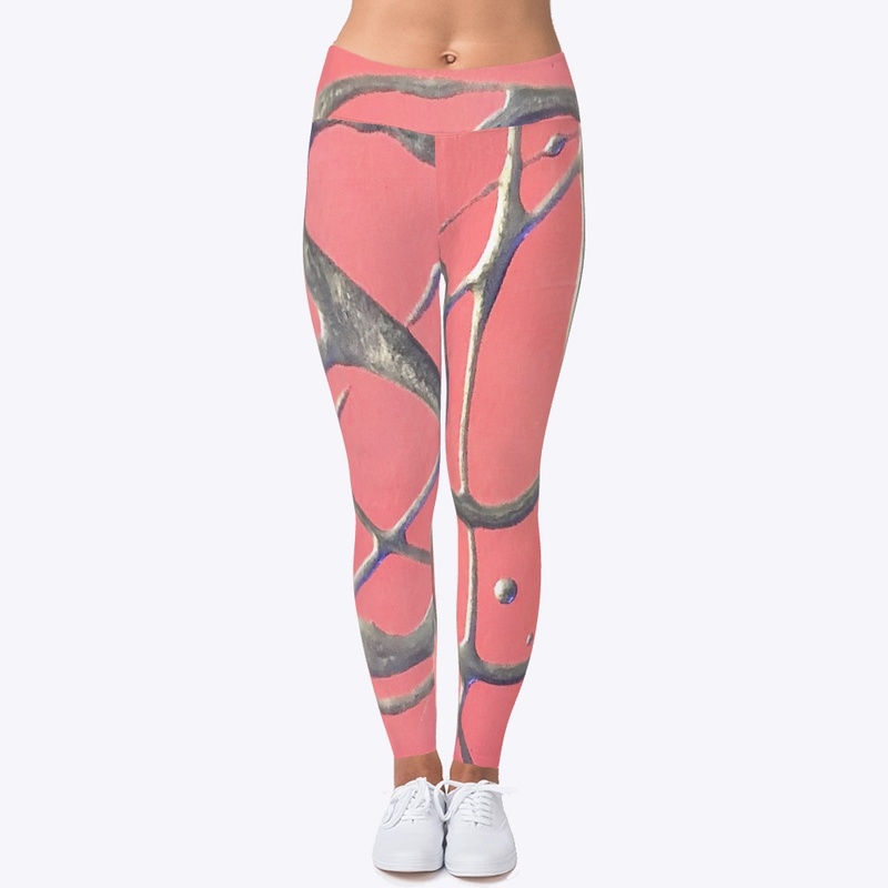 Metallic Silver on Pink