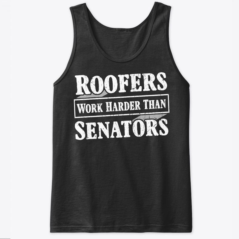 Funny Roofer Gift Work Harder