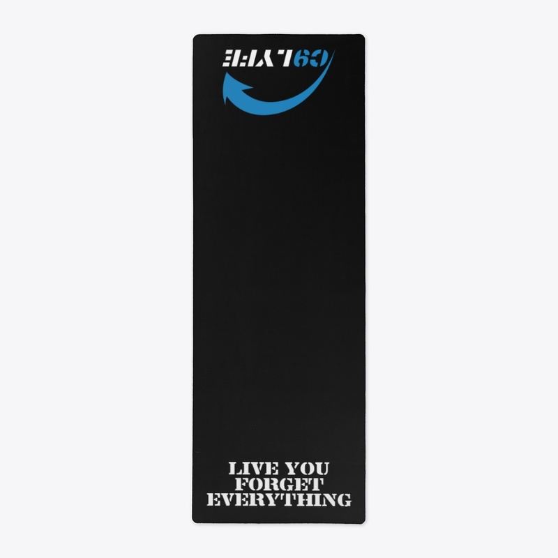 Yoga Mat- White Logo