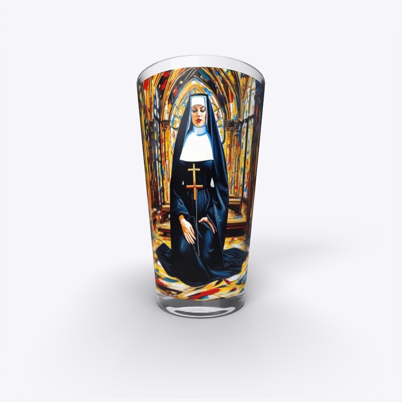 Nun splashes church