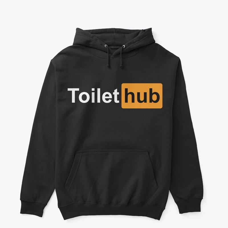 Toilet Hub Black Hoodie