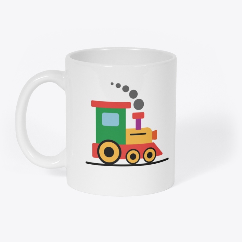 colored train