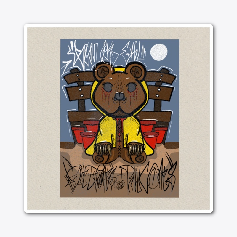 $L!T THR0AT$ & RA!N C0AT$ Album Art