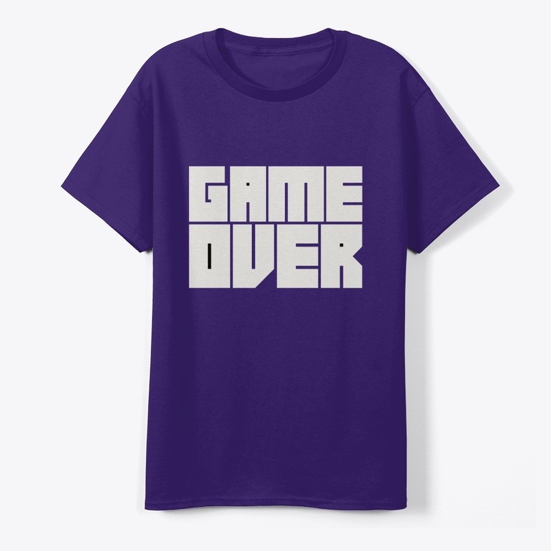 Game Over – Gamer Streetwear Graphic Tee