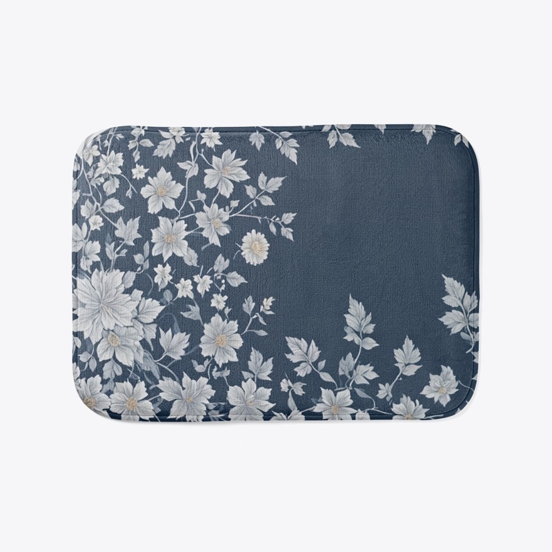 Antique Blue Bath Art