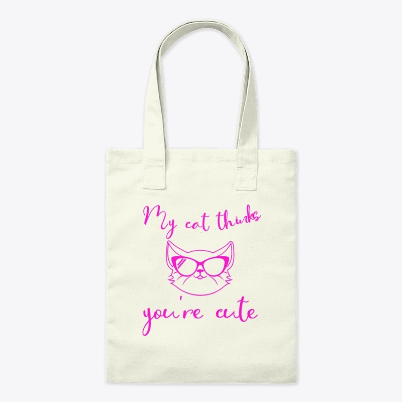 My cat thinks you're cute