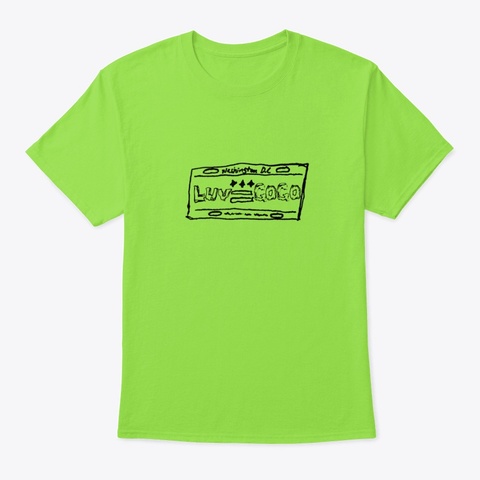 #Luvgogo Lime Camiseta Front