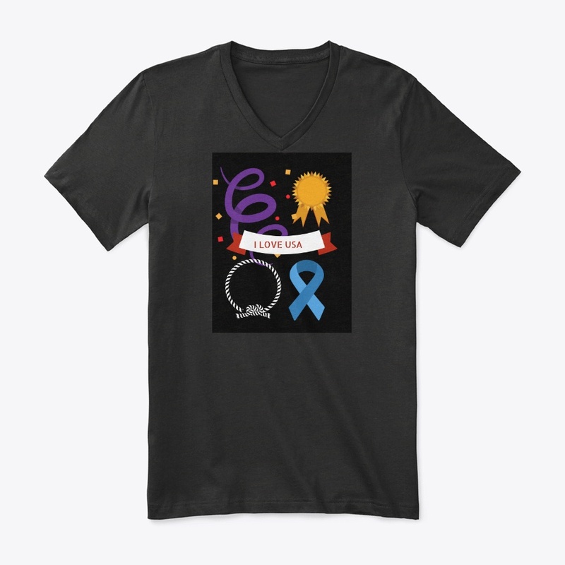 I love USA  Independence day  Tshirt