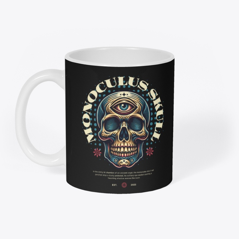 Monoculus Skull Creepy Eyeball Halloween