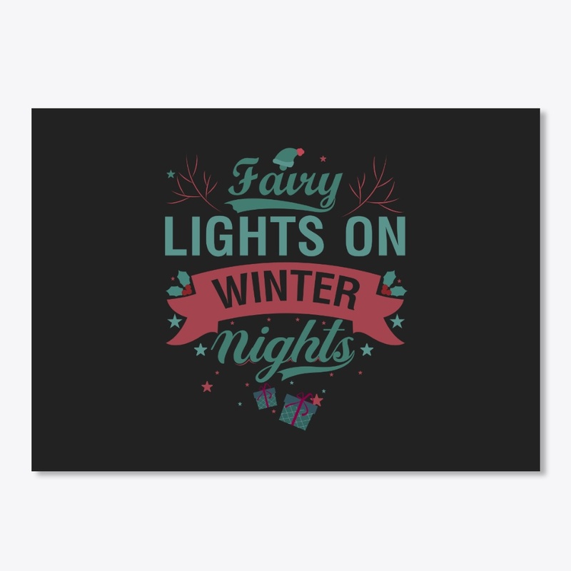 Winter Typography Design For Product