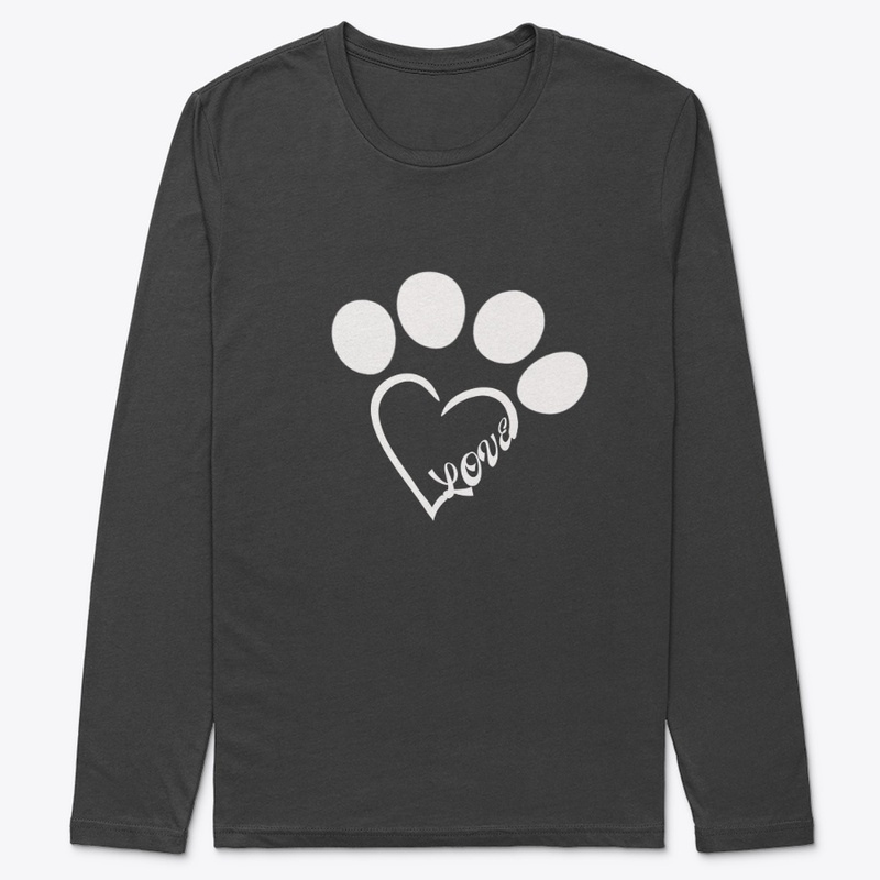 Love Dogs Shirt, pawprints Lover T-Shirt
