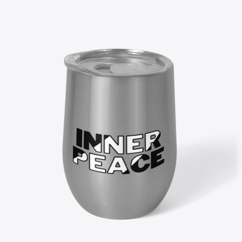 INNER PEACE typography-White