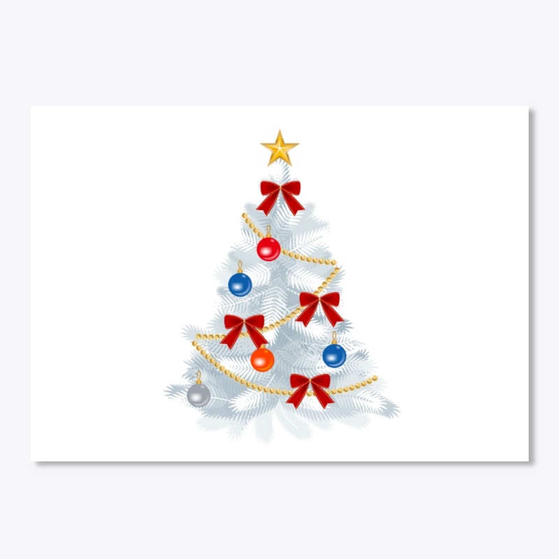 White Christmas Tree