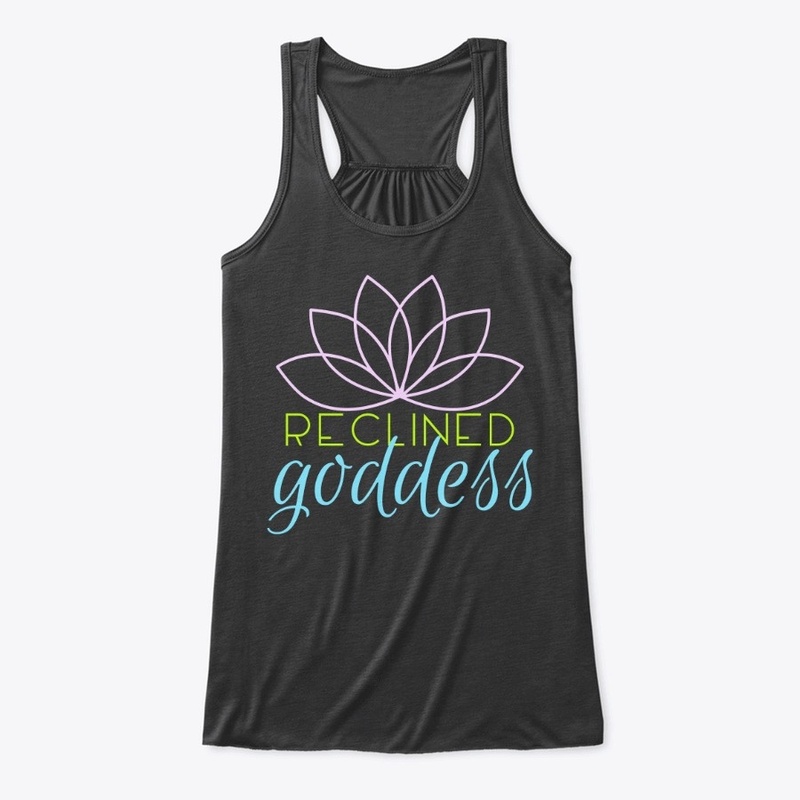 Reclined Goddess Yoga Pose Tee