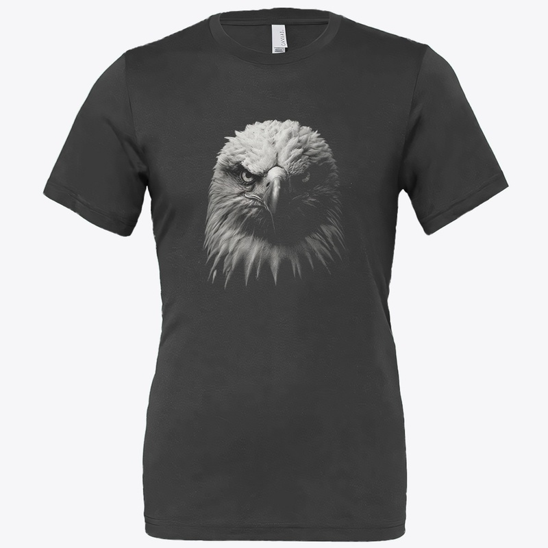 Eagle Portrait in Black and White