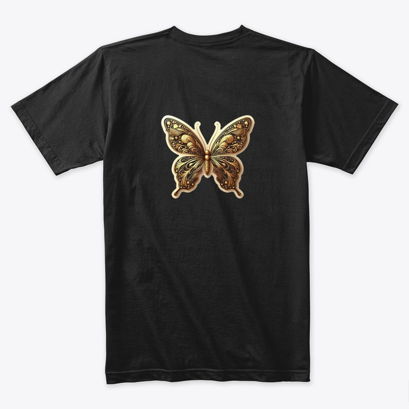 Golden butterfly 