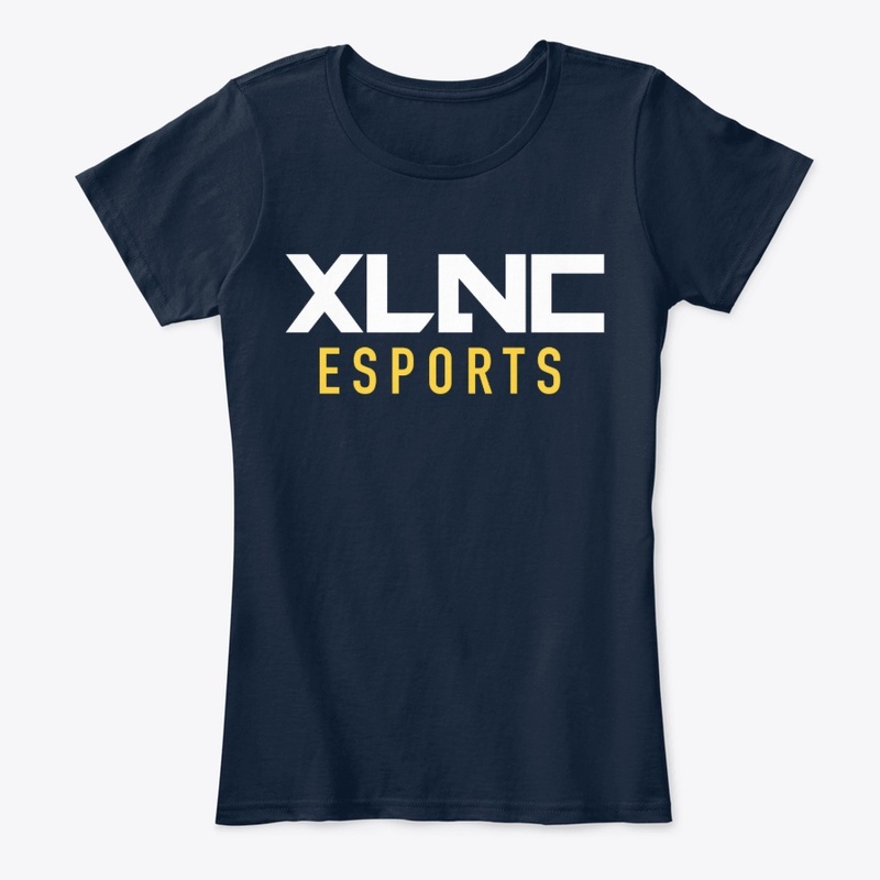 XLNC Esports Logo (White/Gold)