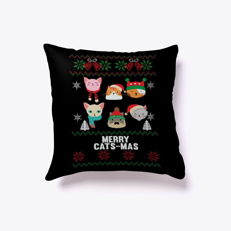Merry Catsmas Cat  and Winter Lovers