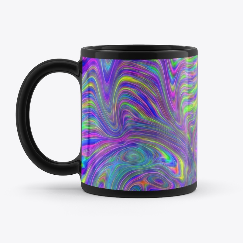 Abstract With Blue