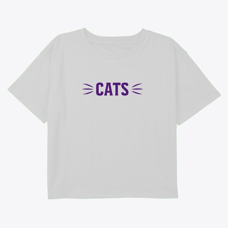 CATS Purple Women’s Crop Tee