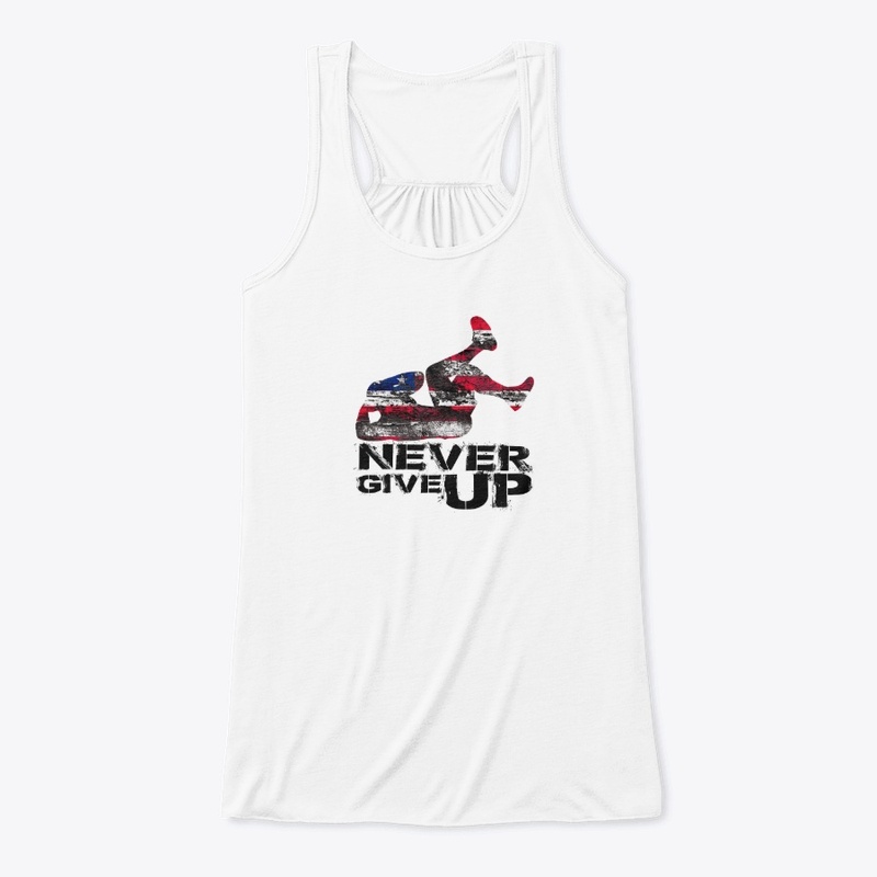 Never Give Up GYM tee