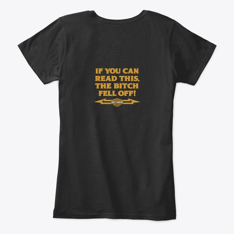 "If You Can Read This" Biker Back print 