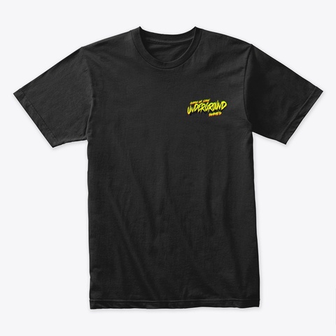 Underground Tee Black T-Shirt Front