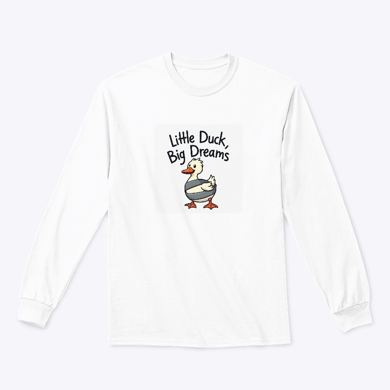  Big Dreams Cute Cartoon Duck T-Shirt