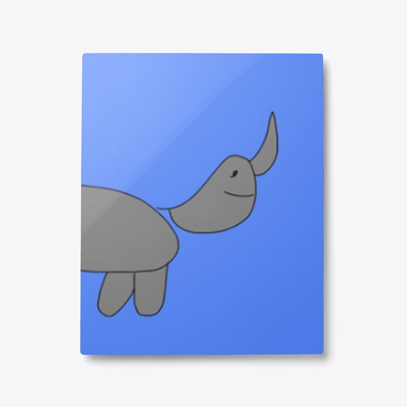 Nolantherhino Metal Poster