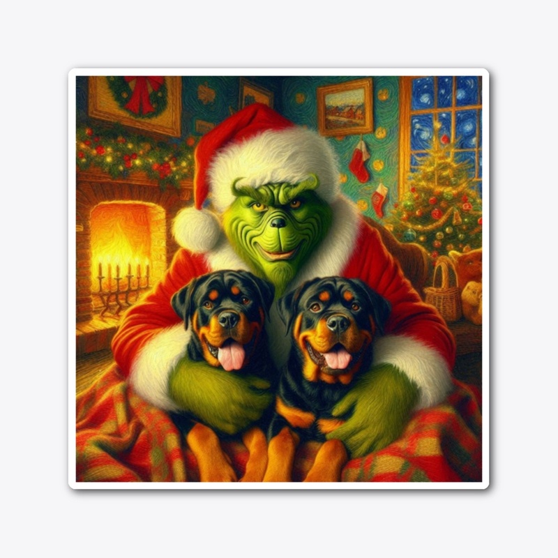 Rottweiler's Christmas Eve