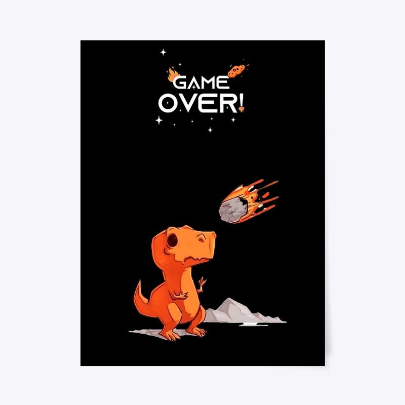 Dino's Last Stand: Game Over