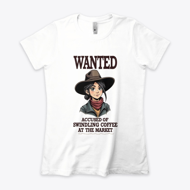 Wanted Girl T-Shirt Design