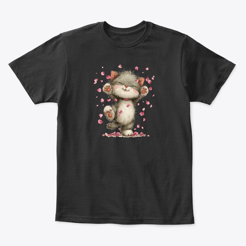 Petal Paws Kitty Tee