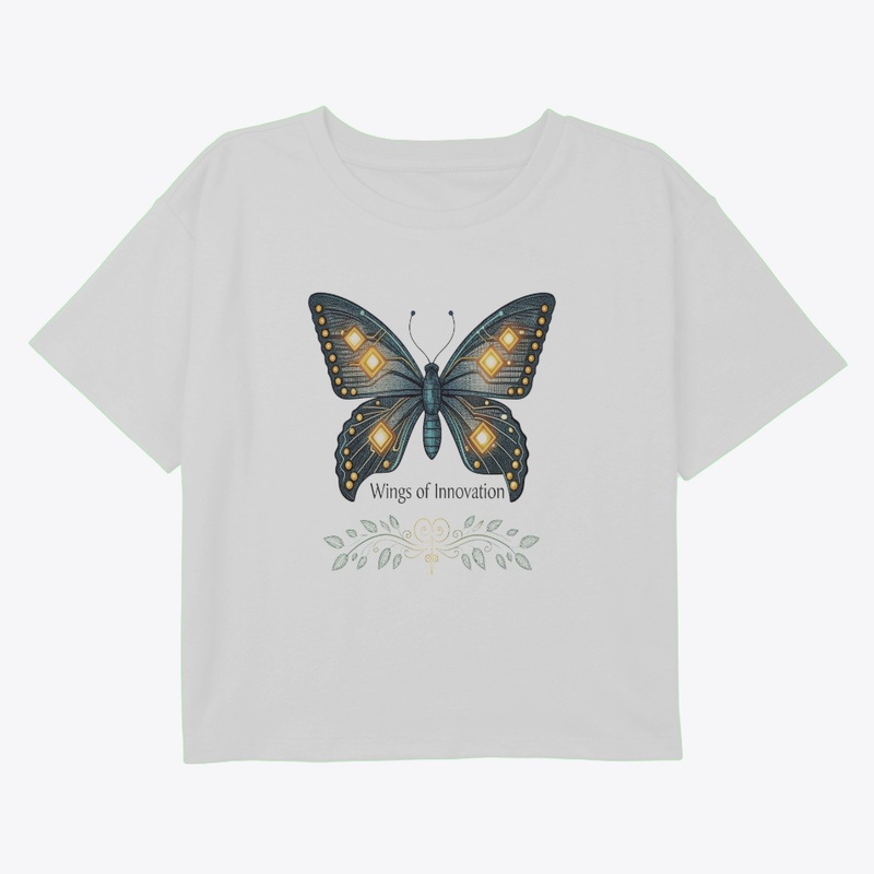 Robotic Butterfly T Shirt design
