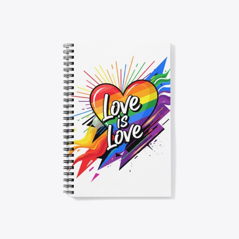 Pride Heart with Flames