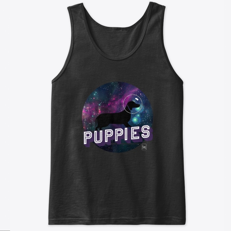Puppies In Space (Dachshund)