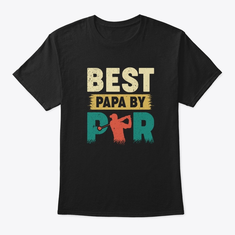 Best Papa | Retro Golf T-shirt Design