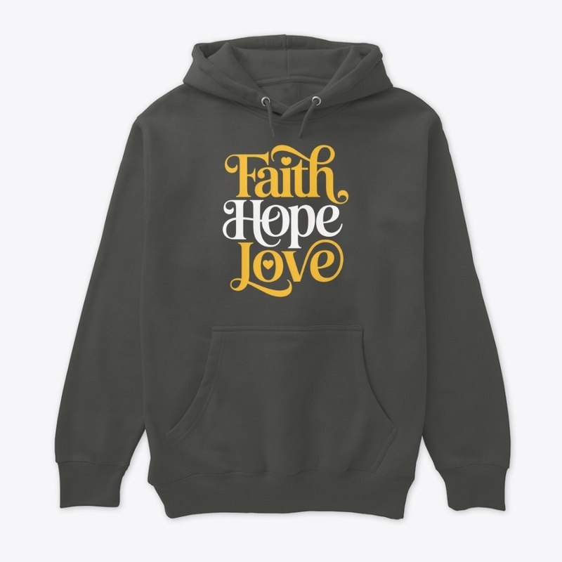 Faith Hope Love Typography