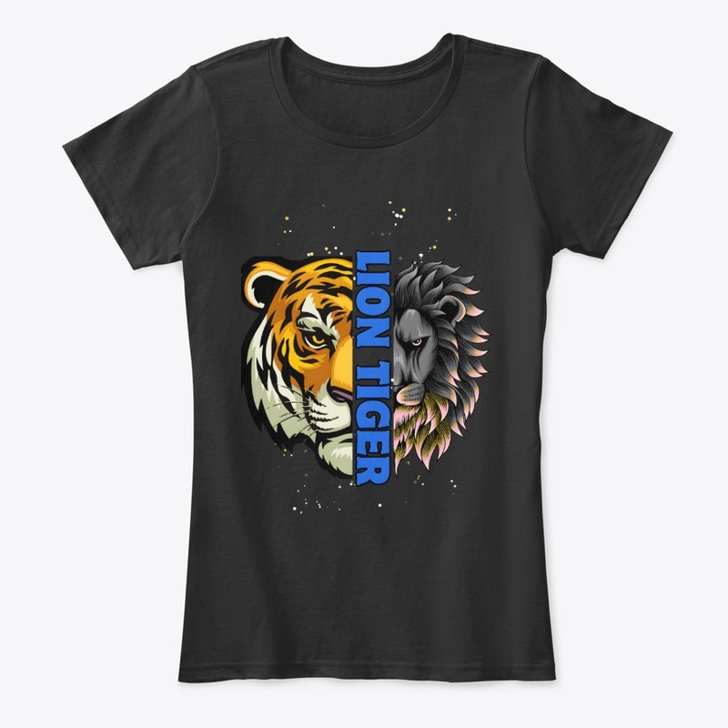 Lion Tiger Women's Premium Tee Design