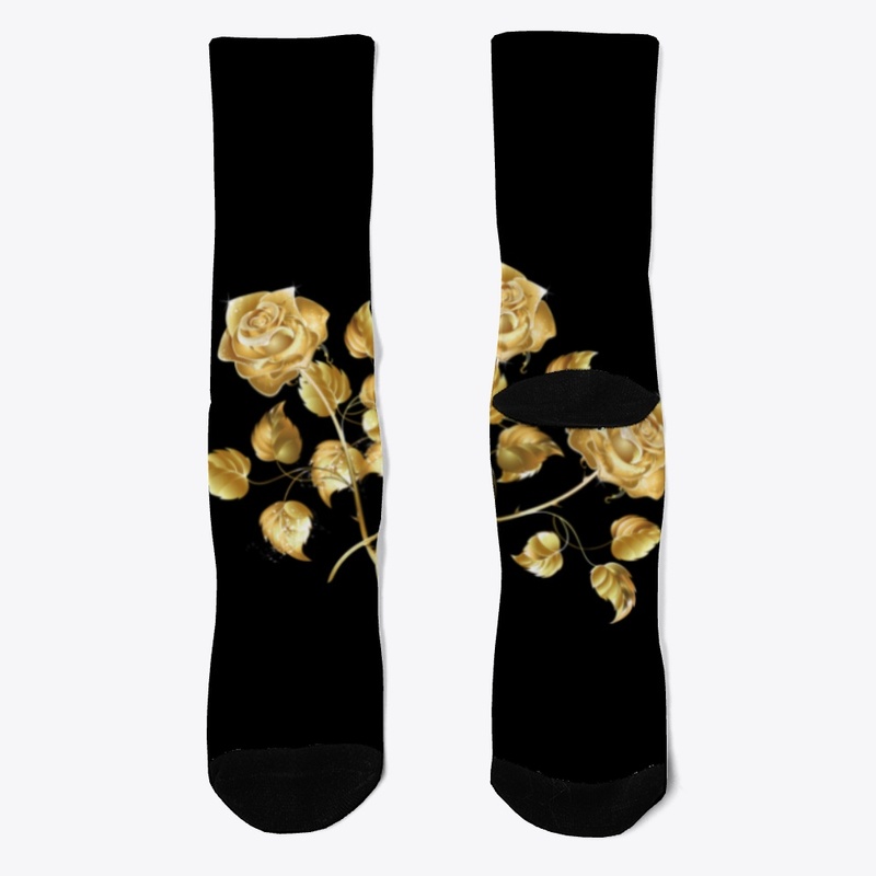 golden flower tshirt, flower tshirt