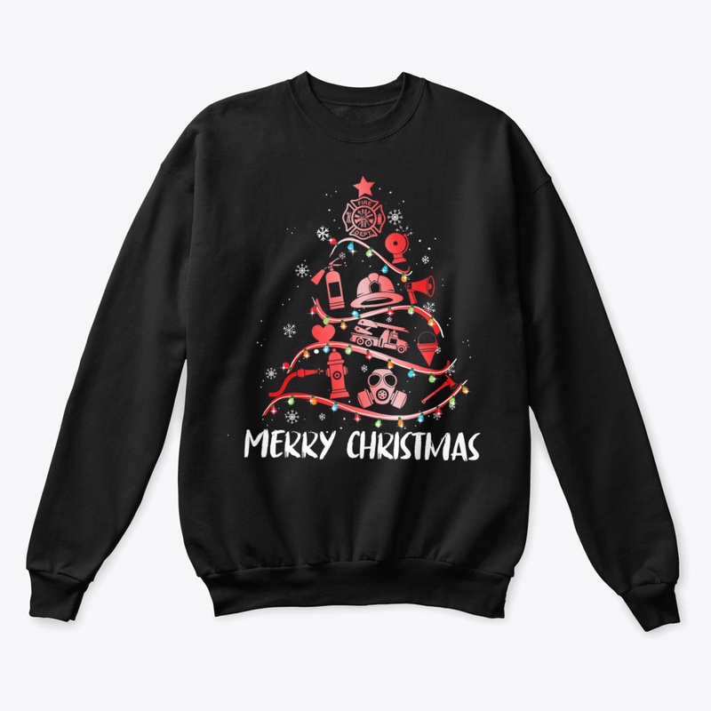 FIREFIGHTER FIRE CHRISTMAS TREE FIREMAN