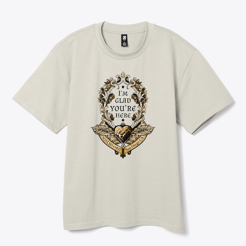 Esoterica Glad heavy tee in sepia lights