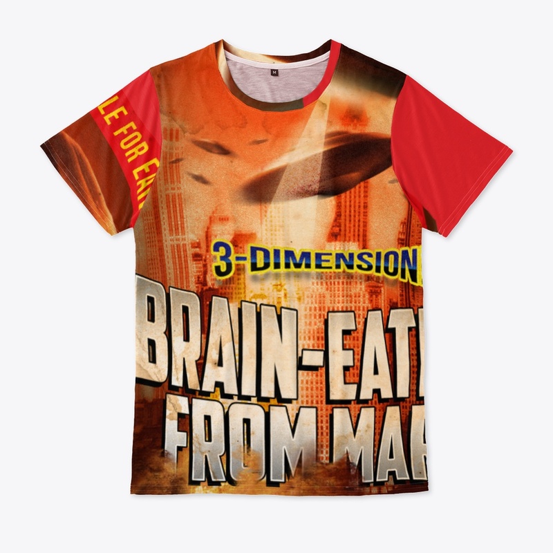 Brain-Eaters from Mars Retro Poster I