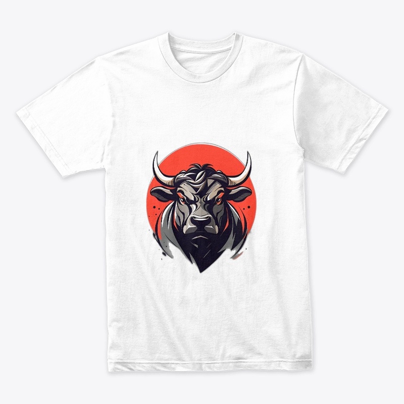 Angry bull printed products