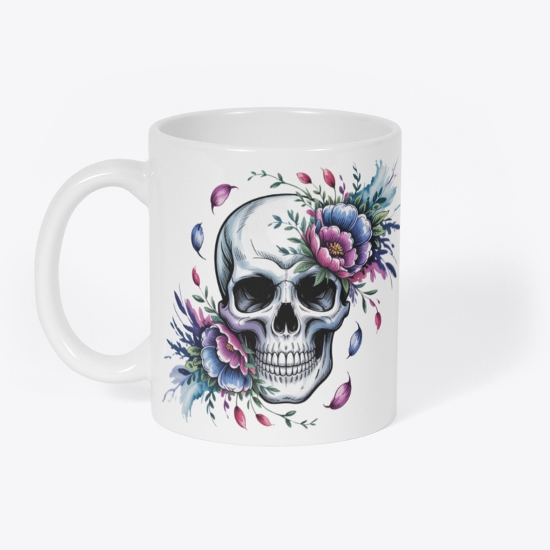 Skull Flora Design