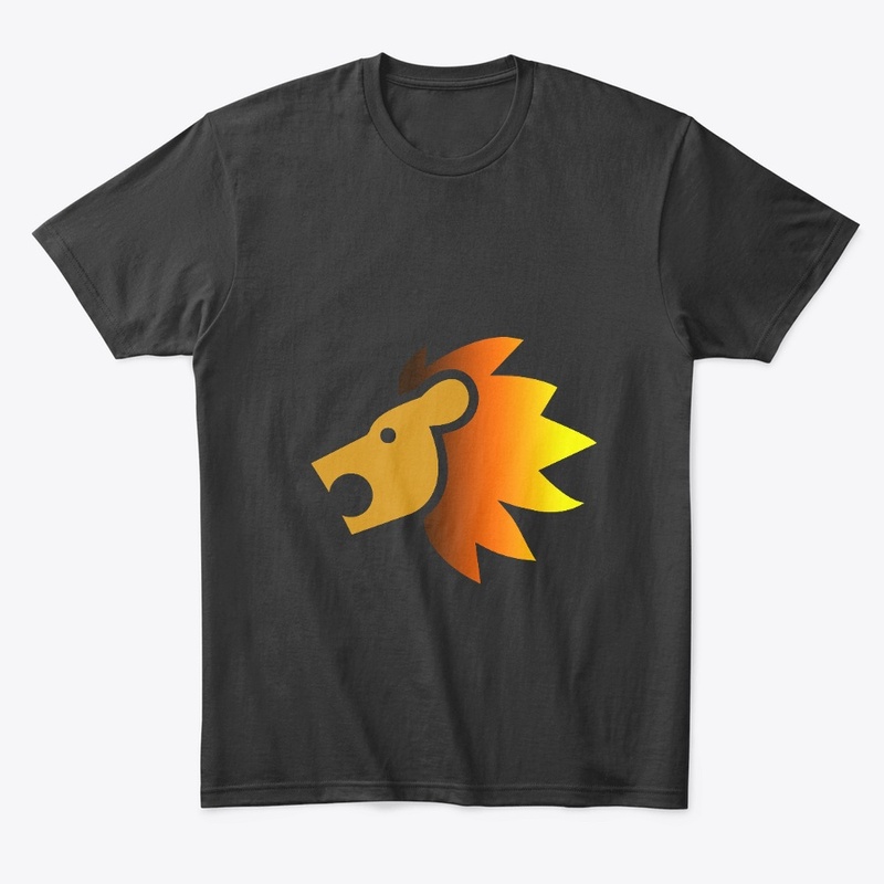Lion T-shirt for fearless people.