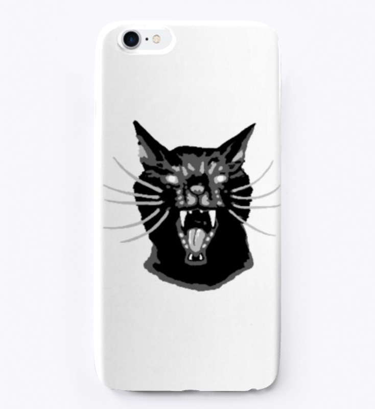 Angry Black Cat
