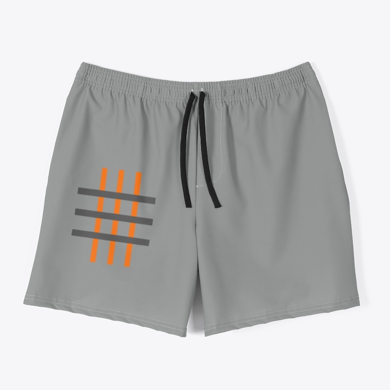 Top All-Over Print Men's Swim Trunks
