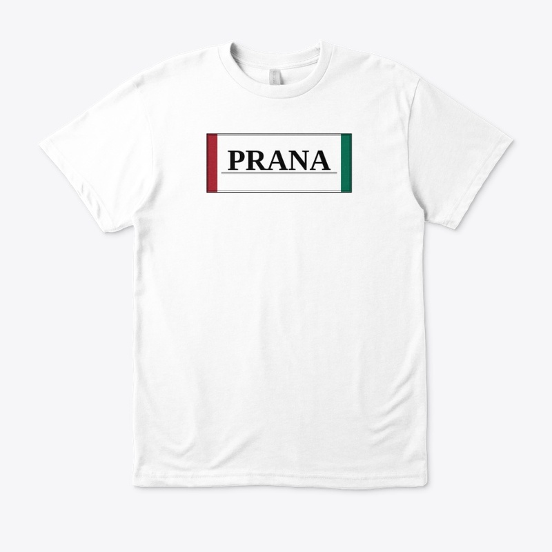 Prana Red & Green Logo | Eco Unisex Tee